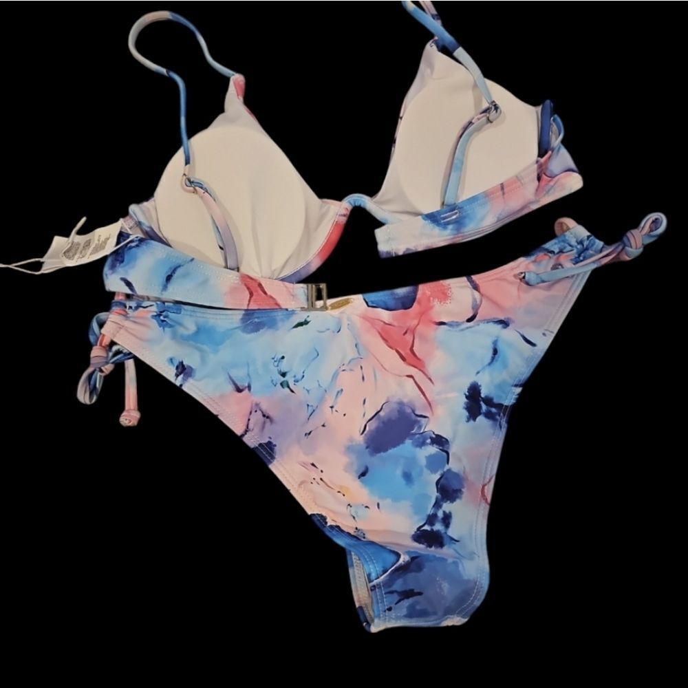 Stylish Multicolor Bikini Set - Picture 2 of 6